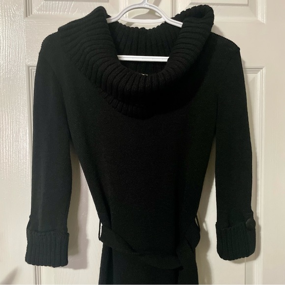 Forever 21 Beautiful Sweater Dress with Cowl Neck and Tie Belt - Picture 3 of 7